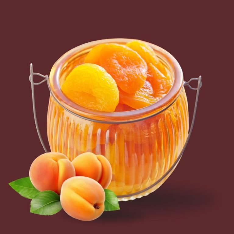 Kalash Organics Organic Seedless Apricots (Khubani)—golden sun-dried apricot slices in rustic wooden bowl, hand-picked from Chitral's mountain valleys, fair-trade and 100% organic