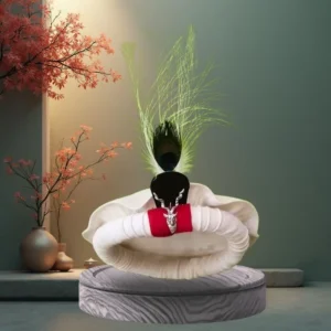 Handcrafted men's Chitrali cap white Pakorh in pure natural wool, featuring traditional rolled brim design from Chitral mountain artisans, ethically sourced heritage headwear