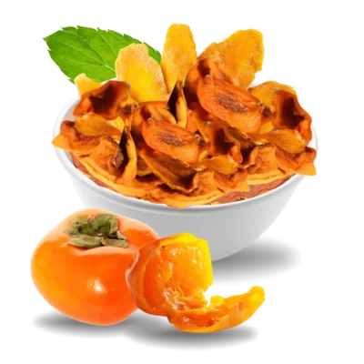 Organic sun-dried persimmons (Amlok) from Chitral—golden-red dried fruits, ethically sourced from Hindu Kush valleys, fair trade and naturally processed
