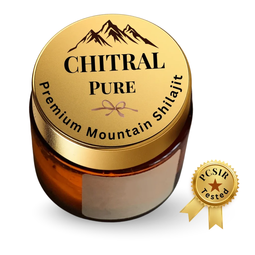 Chitral Pure jar, organic shilajit from northern mountains of Pakistan