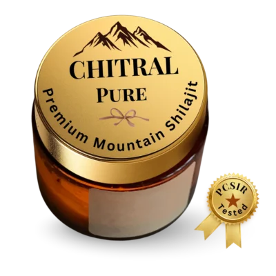 Chitral Pure jar, organic shilajit from northern mountains of Pakistan